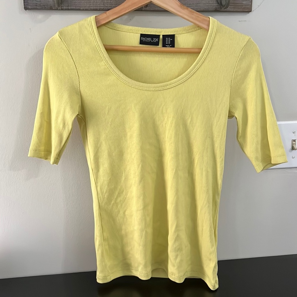 RACHEL ZOE • Soft Ribbed Top